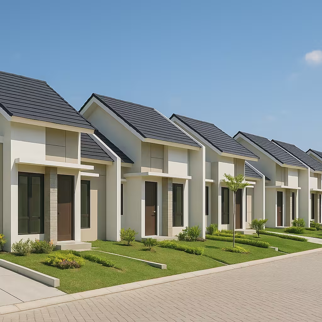 Modern residential development in Malang